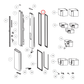 H0060851117 Haier Fridge Door Seal Single