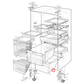 50291957004 Electrolux Fridge Bottom Crisper Drawer - 1448210, 1449981