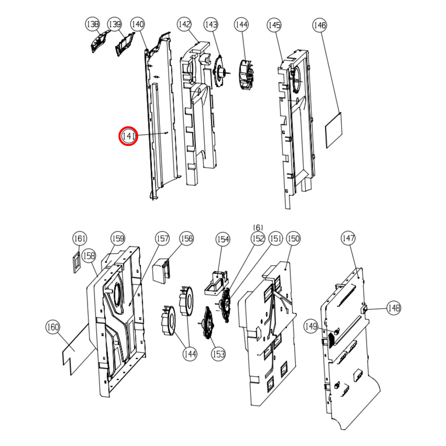 K1870597 Hisense Fridge Temperature Sensor
