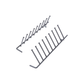 12024942 Bosch Dishwasher Upper Rack Crock Insert - 12024939