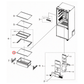DA97-13167L Samsung Fridge Glass Shelf