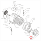 249240 Asko, Gorenje Washing Machine Door Seal