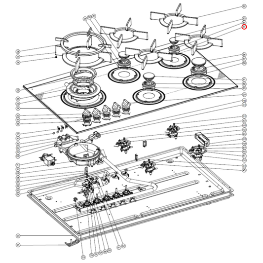 272645 Asko Cooktop Burner O Ring Seal