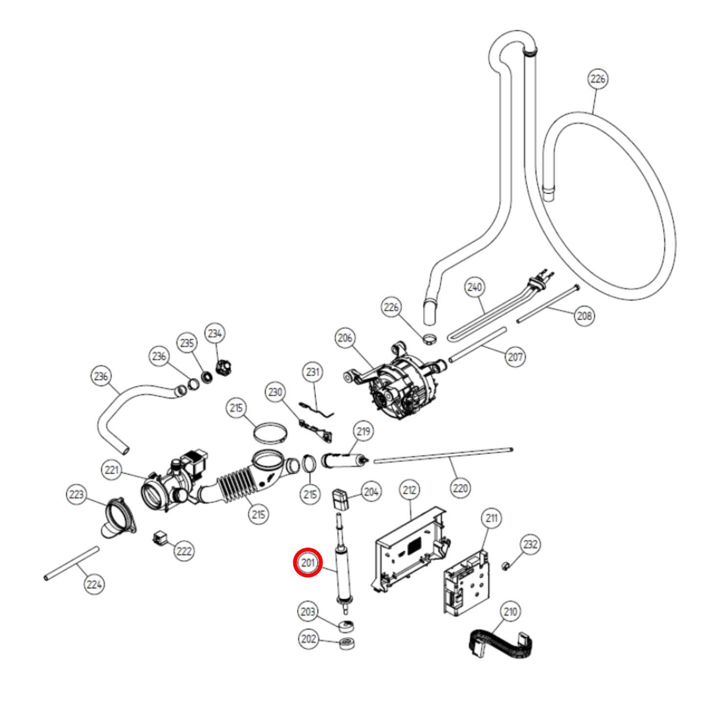 441889 Asko Washing Machin Shock Absorber Kit