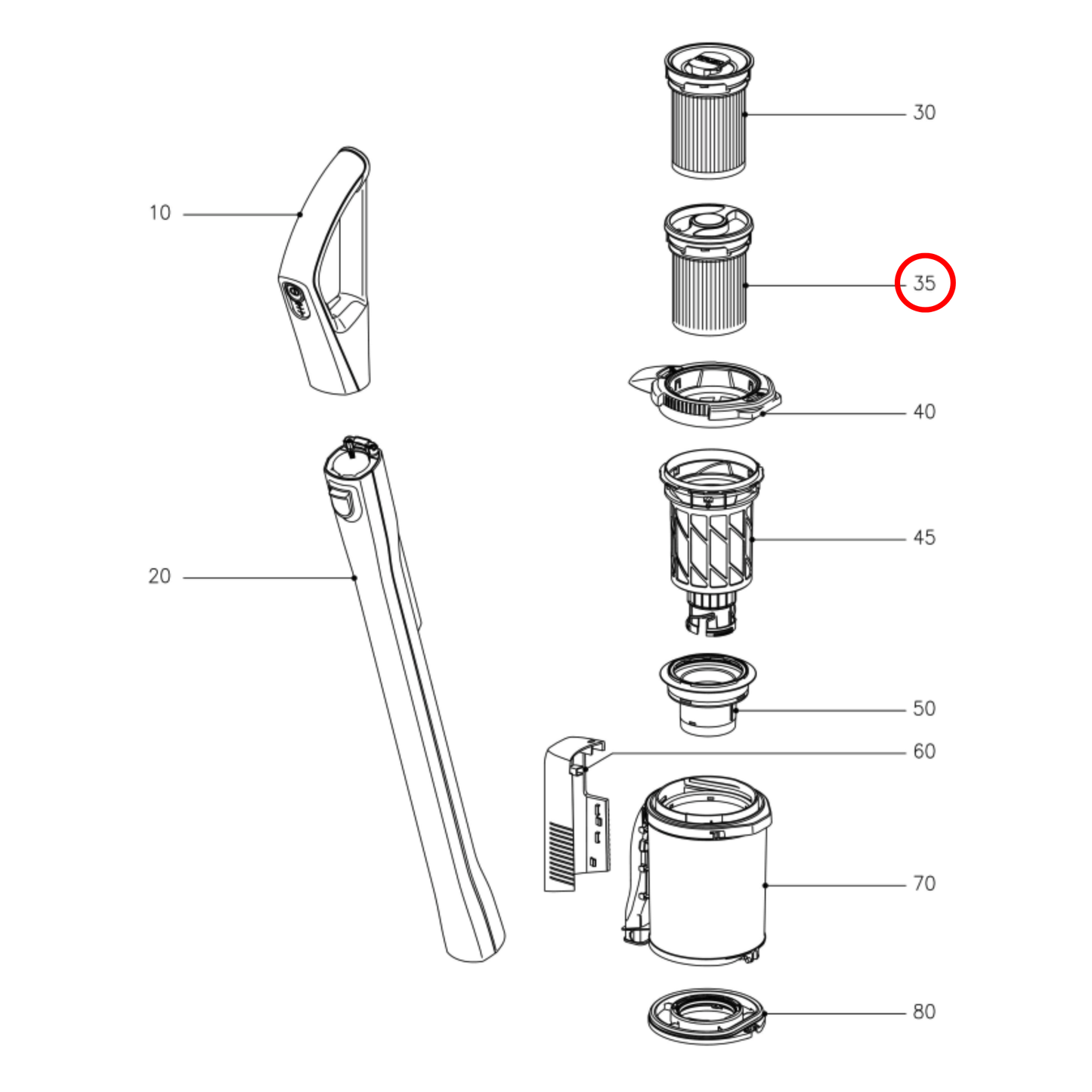 11945240 Miele Vacuum Cleaner Fine Dust Filter