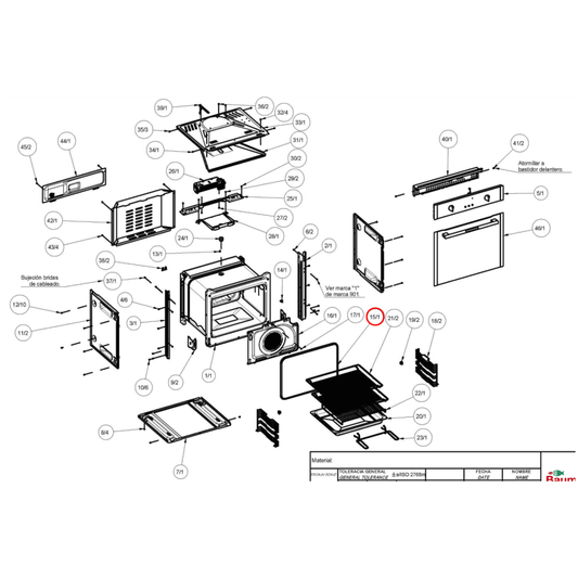 3130679 Baumatic Oven Door Seal