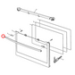 140032270021 Electrolux, Westinghouse Oven Door Handle - A03227002