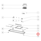 4055068037 AEG Rangehood Filter Frame Assembly