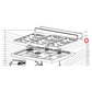 30403000038 Belling, Technika Oven Stove Small Burner Cap