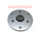 32184401 Electrolux, Hoover, Simpson Dryer Bearing Cover - 4055690715