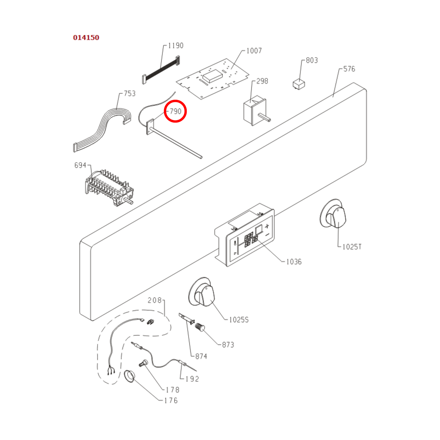 335468 Asko Oven Temperature Sensor PT1000-C-P1