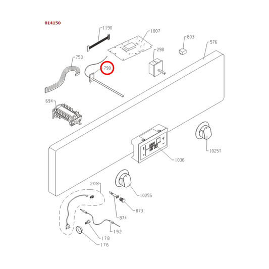 335468 Asko Oven Temperature Sensor PT1000-C-P1