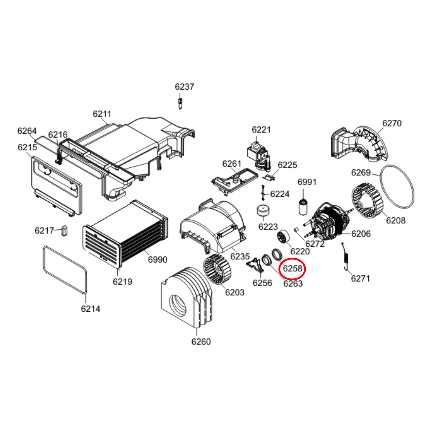 346825 Asko Dryer Bearing Shock Absorber TD-70