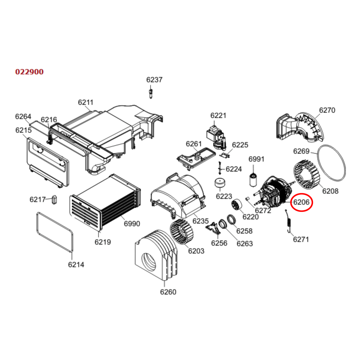 350355 Asko Dryer, Washing Machine Electronic Motor 50Hz