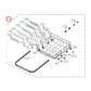AHB73129802 LG Dishwasher Lower Rack - AHB73129702