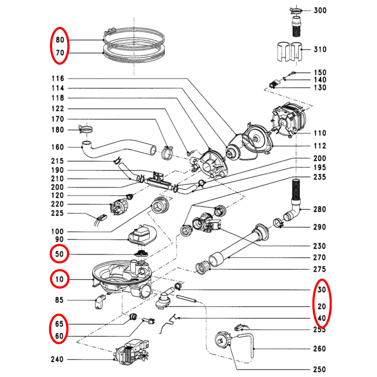 4055417 Miele Dishwasher Sump - 4033155
