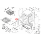 765550381 Smeg Dishwasher Basket Rack Stop Pin