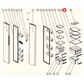 4055563862 Westinghouse Fridge Glass Shelf