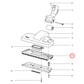 5235463 Miele Vacuum Cleaner Bristle Support Plate - 5235460