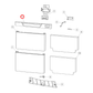 512484P Fisher & Paykel Dishwasher Door Handle Kit Silver Pack of 2 - 522896, 510692