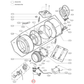 4738EN2003A LG Front Load Washing Machine Tub To Pump Hose