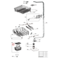 1751500400 Beko, Euromaid Dishwasher Cutlery Basket - 1751500300