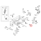 00612653 Bosch Dishwasher Kick Panel Bracket