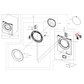 DC34-00028B Samsung Washing Machine Door Lock