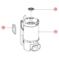 9607999 Miele Vacuum Cleaner Dust Cartridge Assembly - 9607992