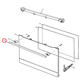 140163344033 Westinghouse Oven Door Handle - A16334403