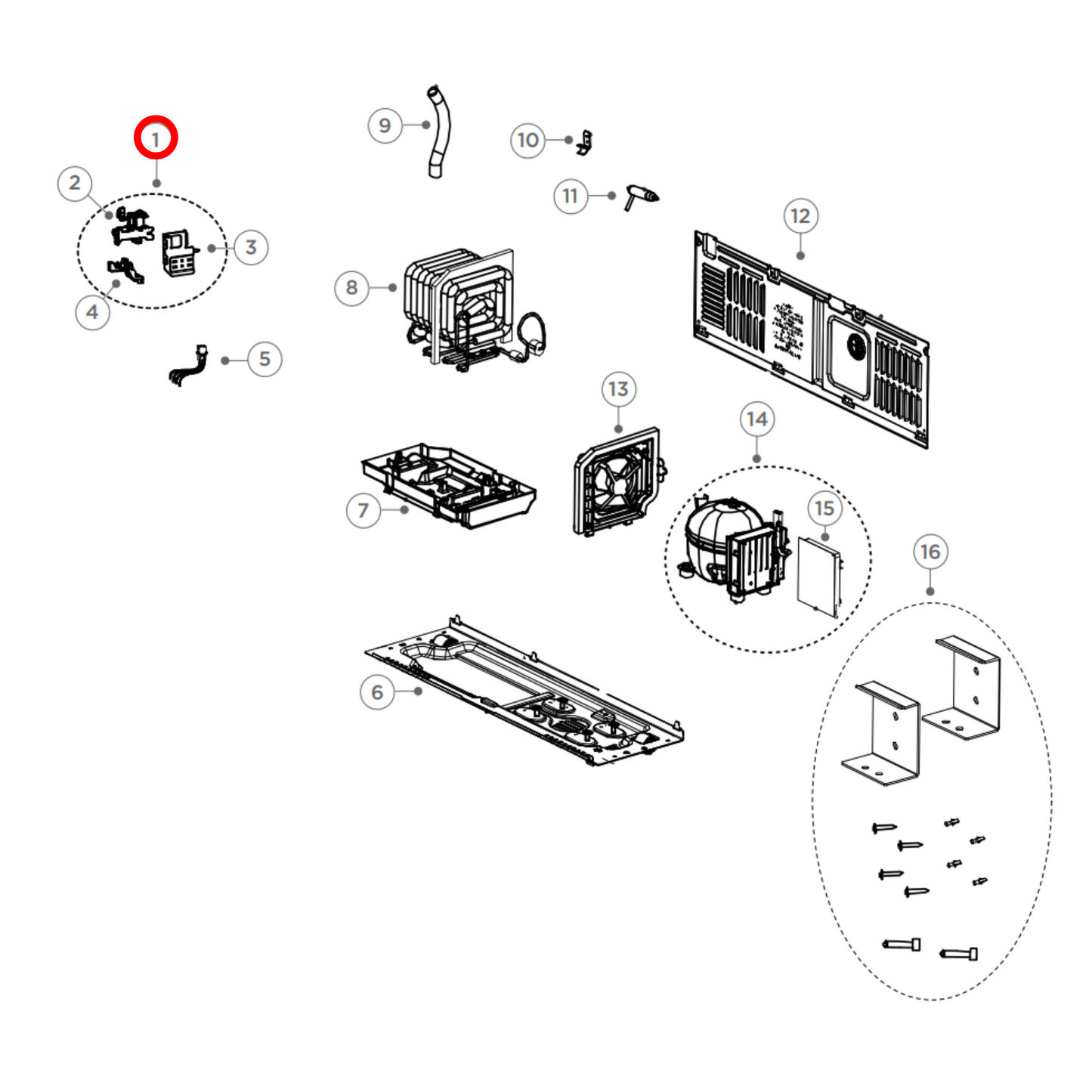 H0060854039 Fisher & Paykel Fridge Water Inlet Valve Assembly