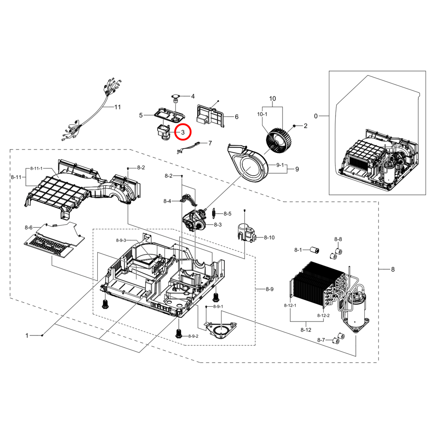 DC31-00105A Samsung Dryer Drain Pump