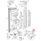 837038 Fisher & Paykel Fridge End Cap Flapper Bottom