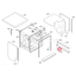 10029558 Bosch Dishwasher Upper Rack Guide Rail Set - 10014031