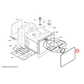 00651023 Bosch, Neff, Siemens Oven Door Seal - 00646583