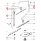 4882251 Miele Dishwasher Feed Pipe - 4882250