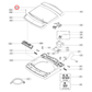 AFG73369722 LG Top Load Washing Machine Lid - AFG73369710