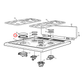 4055563375 Chef, Westinghouse Cooktop Wok Burner Crown - 354013605, 3540047069