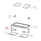4055103826 Electrolux, Westinghouse Rangehood Filter Frame Clips