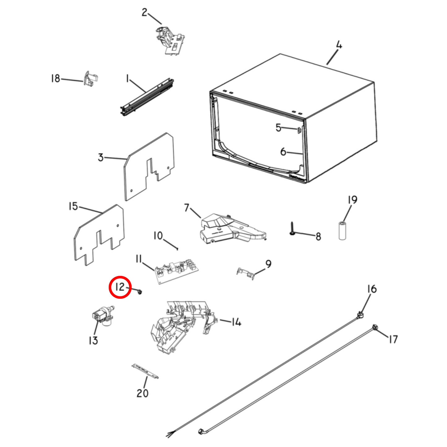 525466 Fisher & Paykel Dishwasher Hose Clamp Herbie Type E