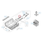 12012249 Bosch Dishwasher Lower Rack Crock Insert