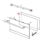 140026687016 AEG, Electrolux, Westinghouse Oven Middle Glass - A02668701