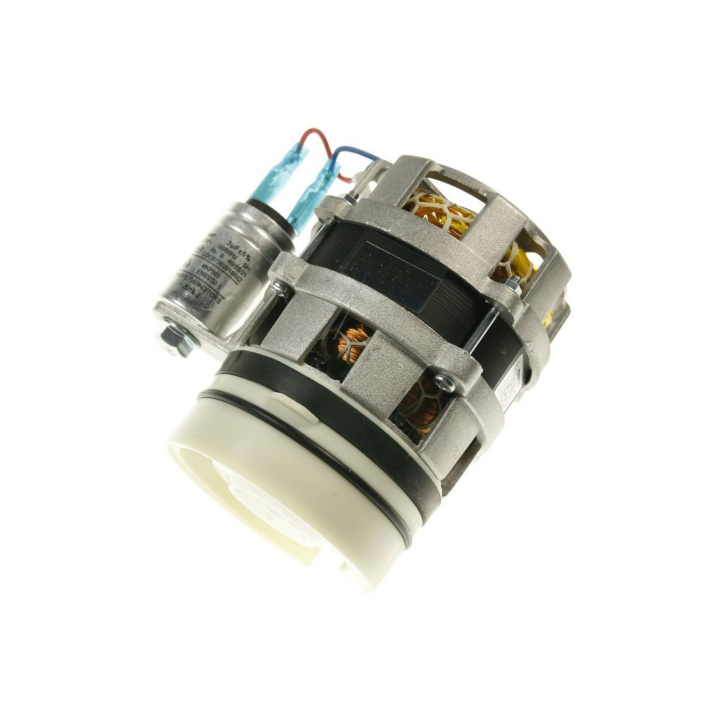 DAU1591009 Baumatic, Delonghi, Omega Washing Machine Wash Pump With Capacitor - 11001010000050