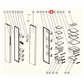 4055558862 Westinghouse Fridge Glass Shelf