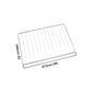 4055561528 Chef, Westinghouse Gas Oven Shelf 473Mm X 348Mm