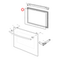 4055577151 AEG, Electrolux, Westinghouse Oven Inner Door Glass Middle - 4055549150