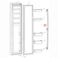 4055893012 Westinghouse Fridge Door Handle Assembly - 890143752