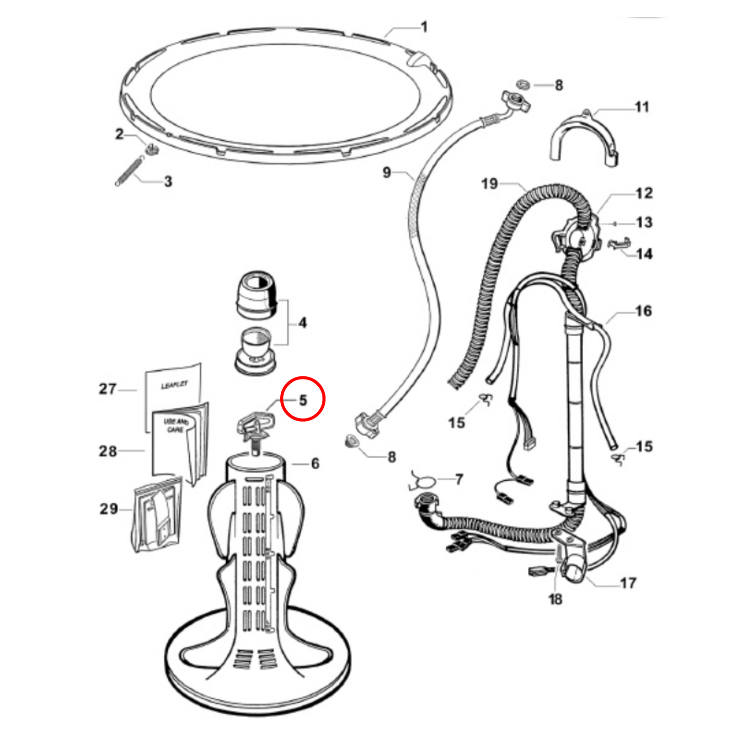 420665 Fisher & Paykel Top Load Washing Machine Agitator Bolt