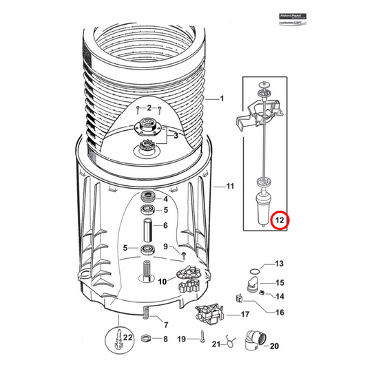 429376P Fisher & Paykel Washing Machine Suspension Rods Kit