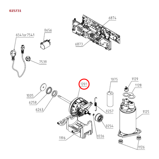 455451 Asko Dryer, Washing Machine Electromotor BPM TA0200 Askoll SP13 Gor